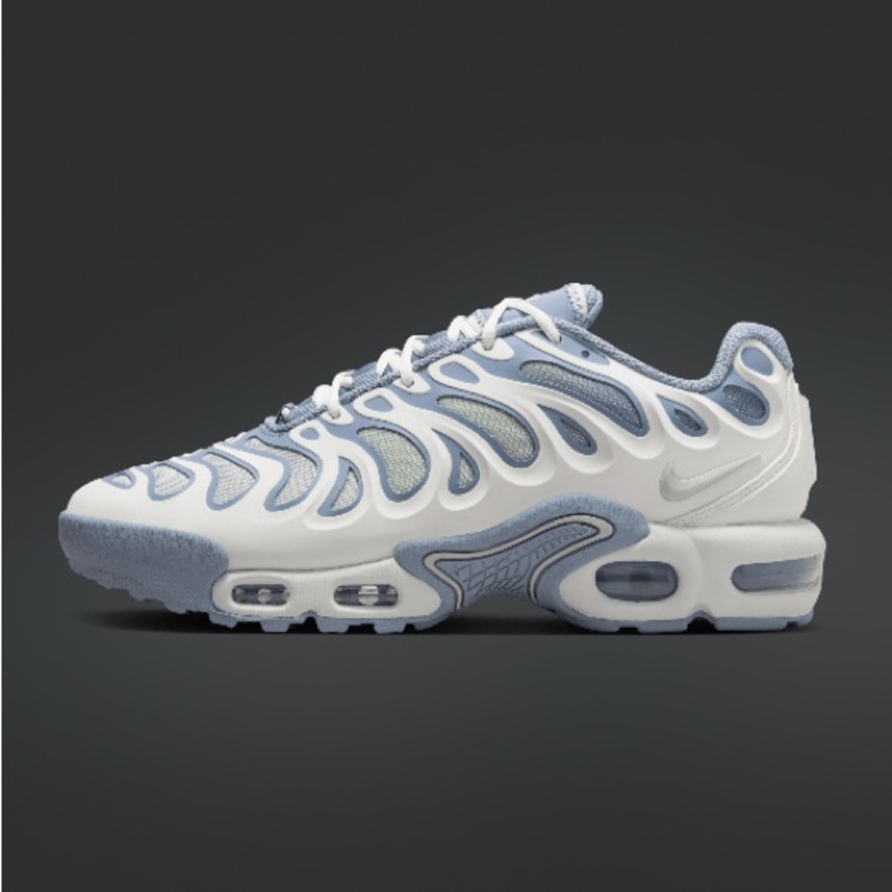 White and Blue Sneakers